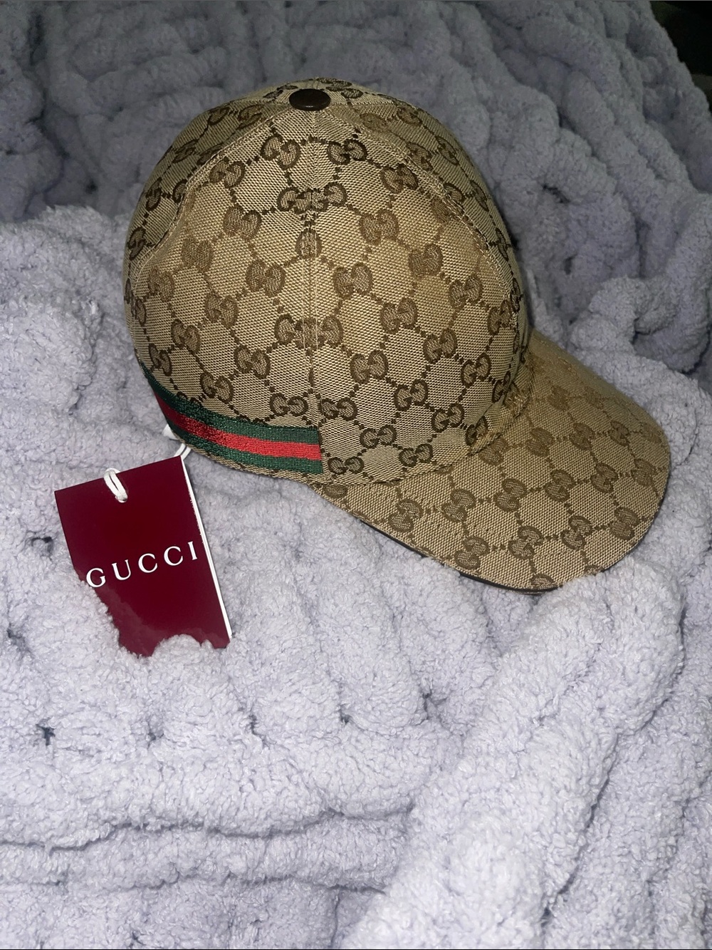Gucci Monogram Baseball Cap with Sherry Line